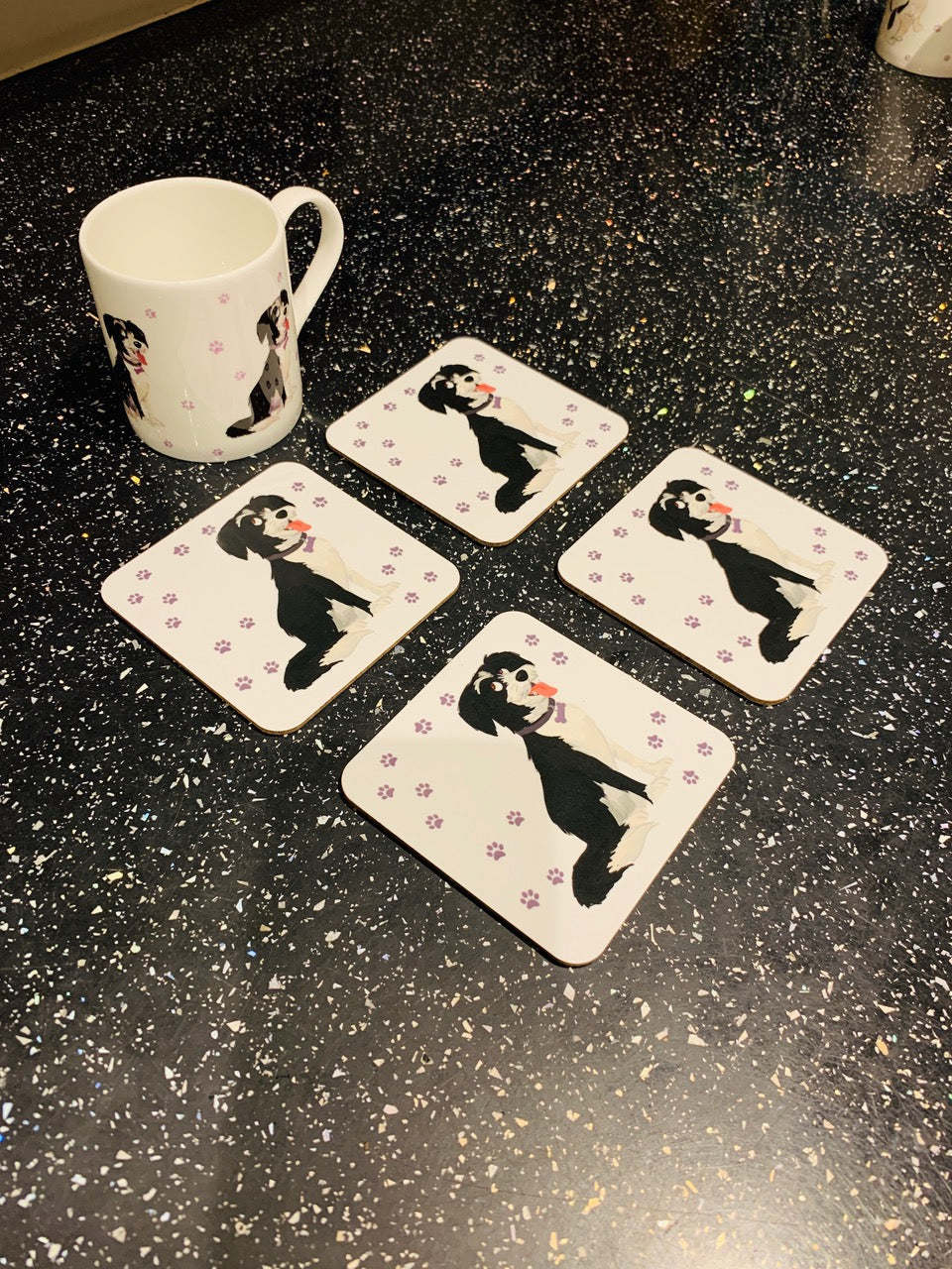 Adorable Dog Coaster LUCY