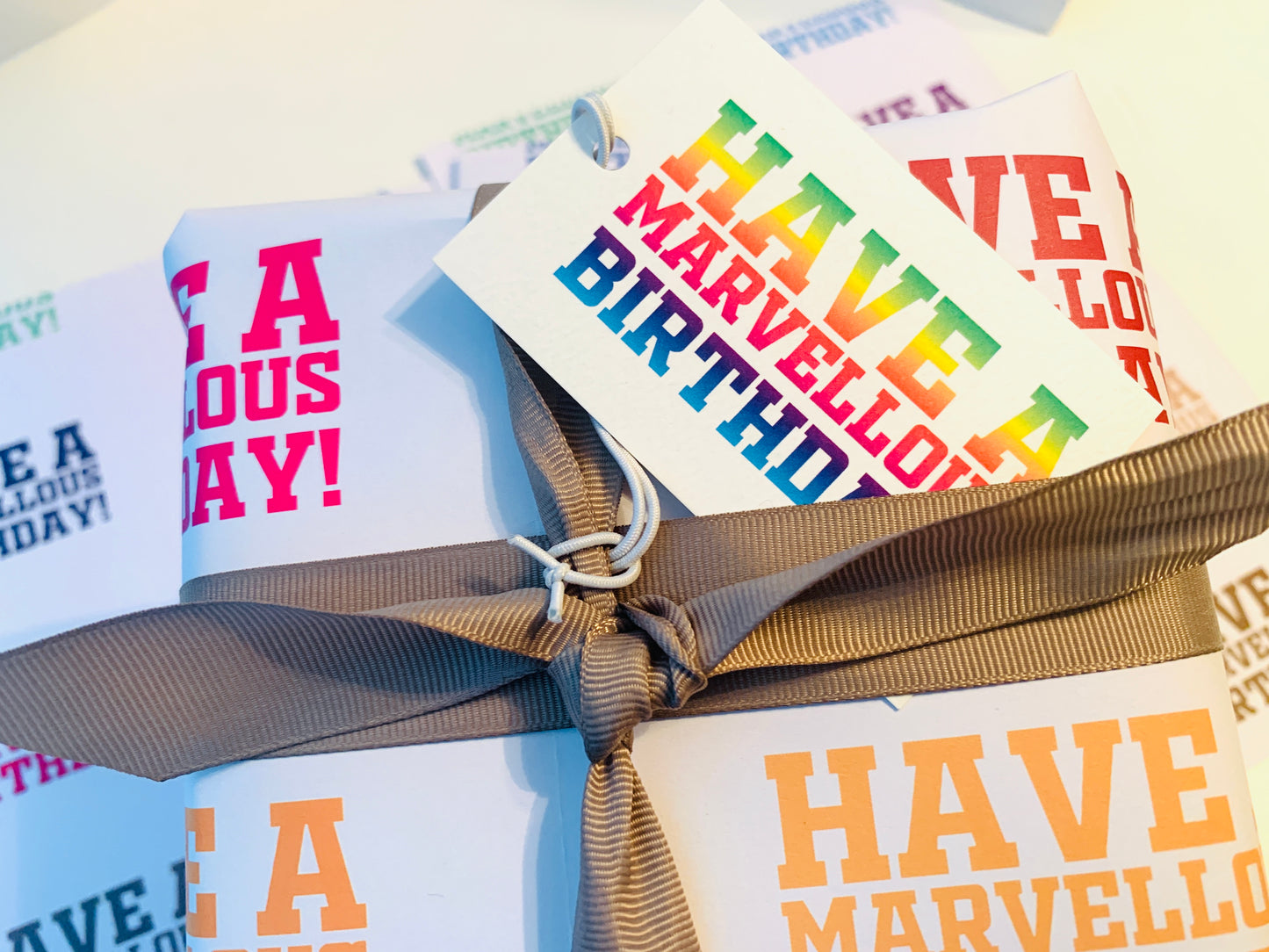 Have a Marvellous Birthday Wrapping Paper + FREE GIFT TAGS