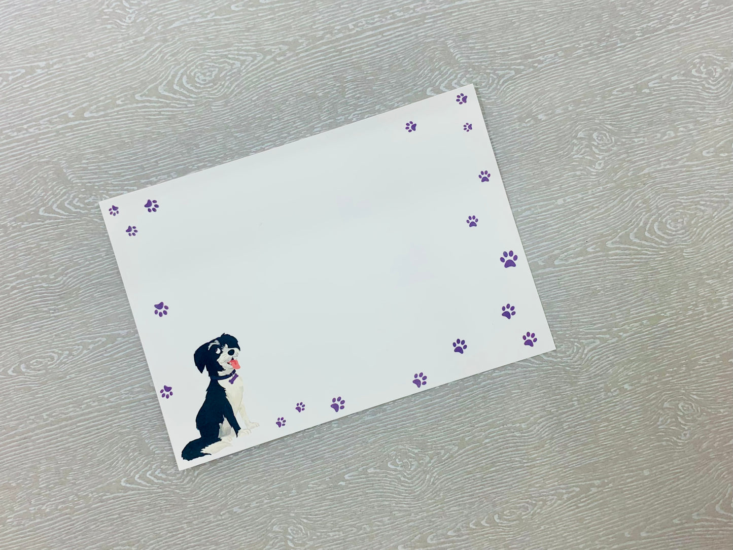 Adorable Dog Paws Notecard Sets