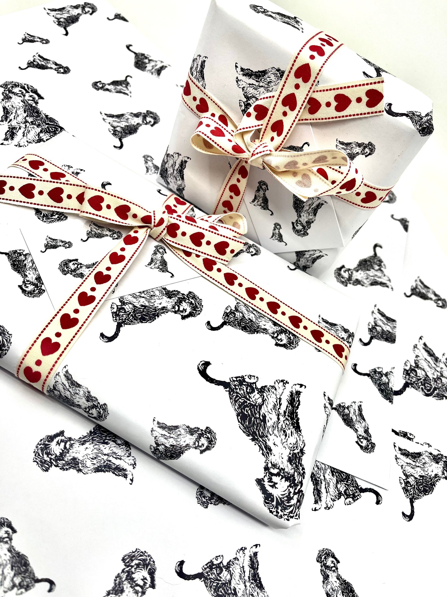 CockerPoo gift wrap and tags