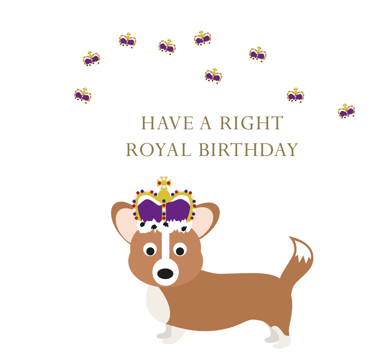 Corgi Birthday Card