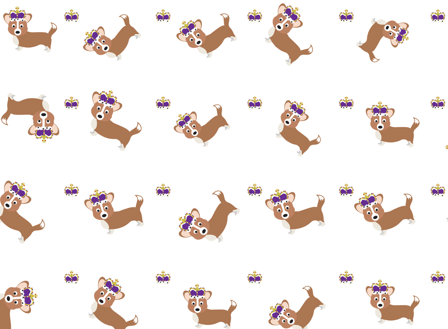 Corgi Wrapping Paper and FREE Tags