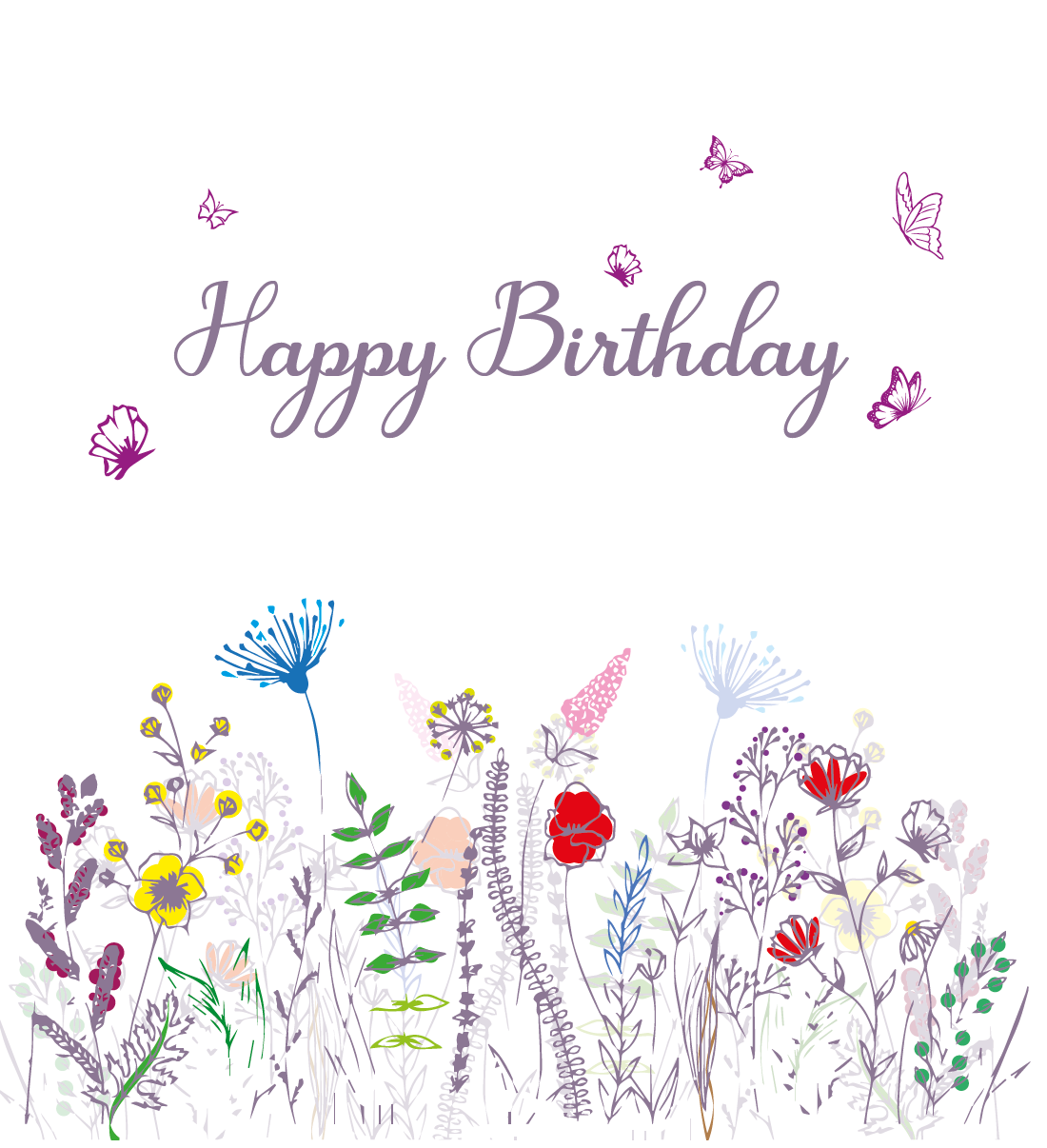 Butterfly Birthday Card