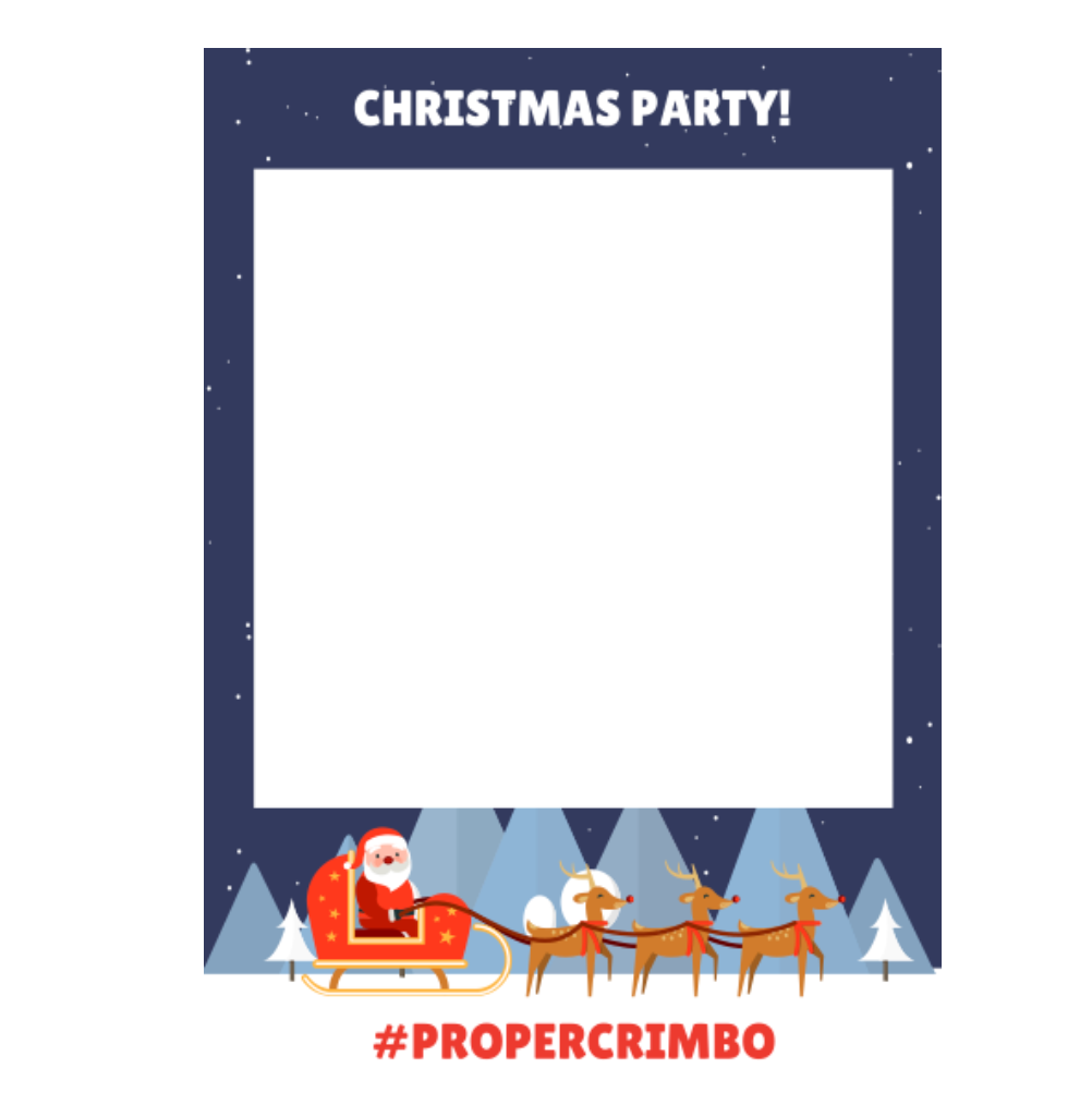 Christmas Party Selfie Frame