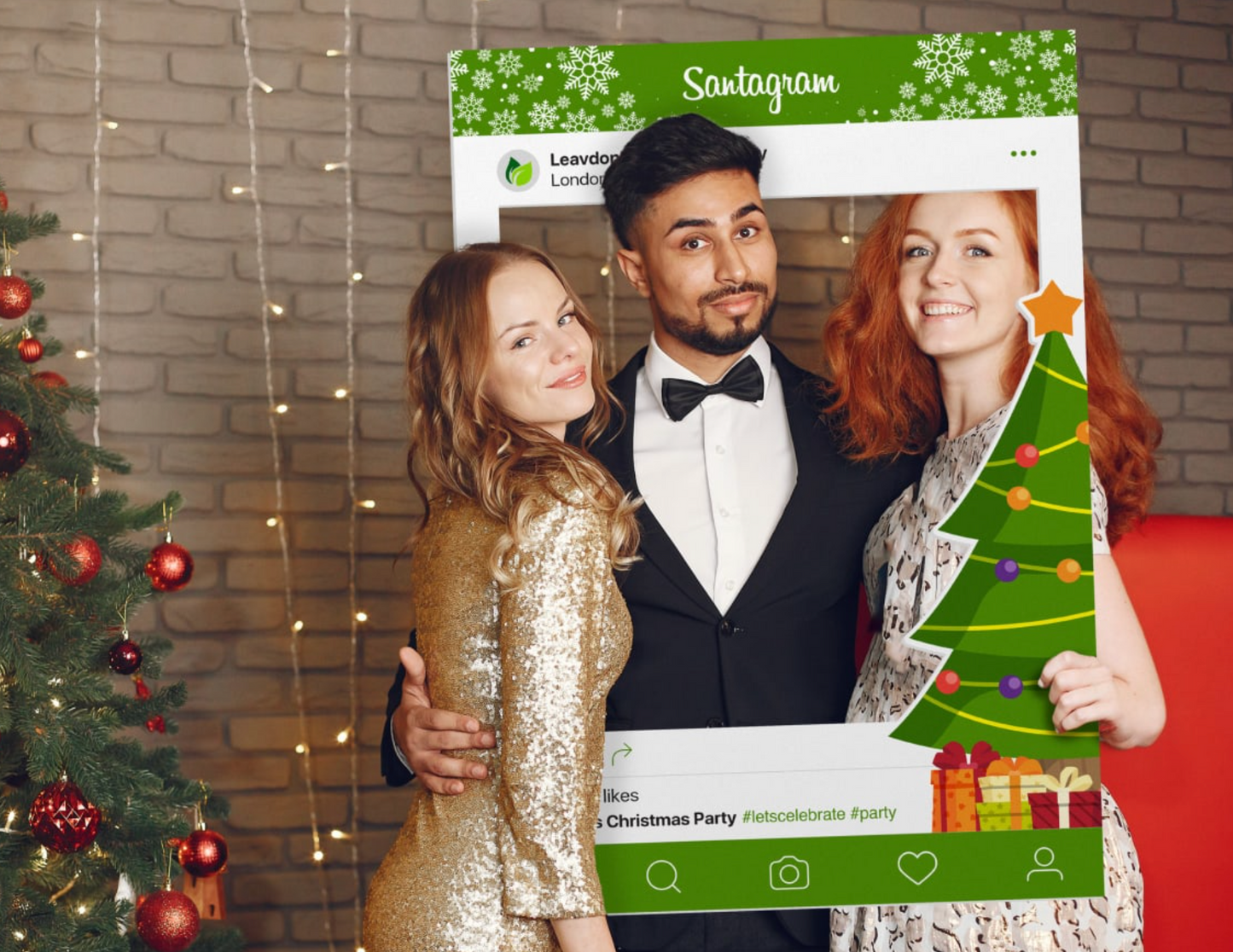 Christmas Santagram Selfie Frame