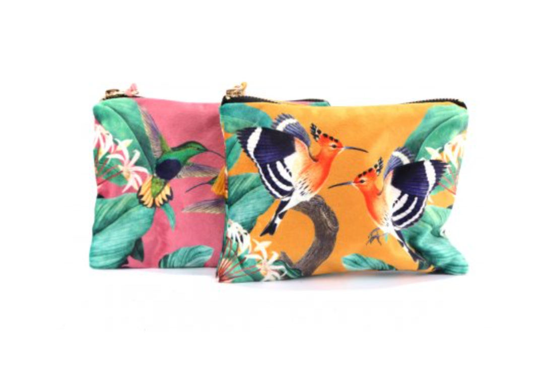 Birds of Paradise Makeup bags