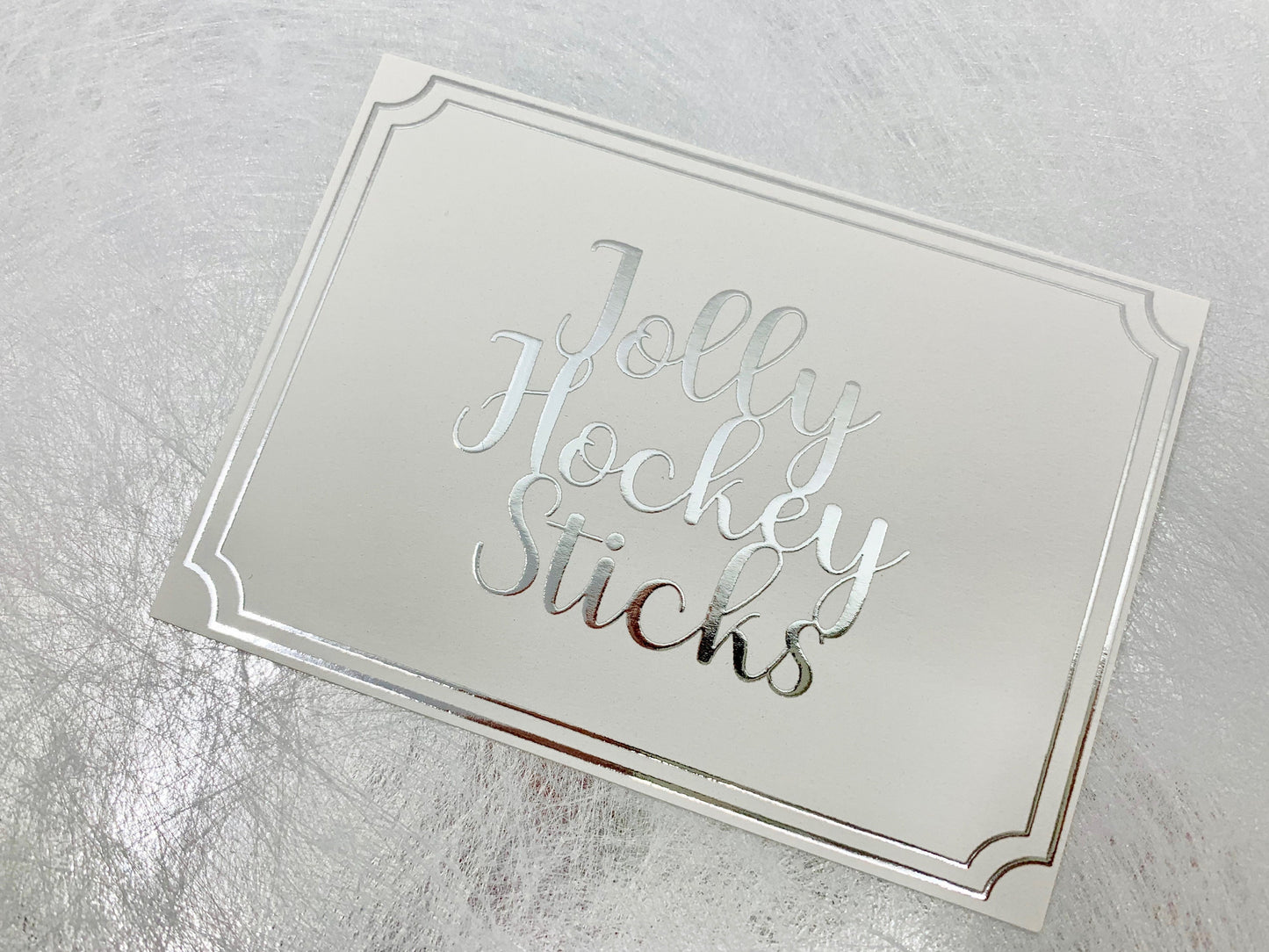 Silver Foiled Postcards 8 A6 Postcards with Envelopes
