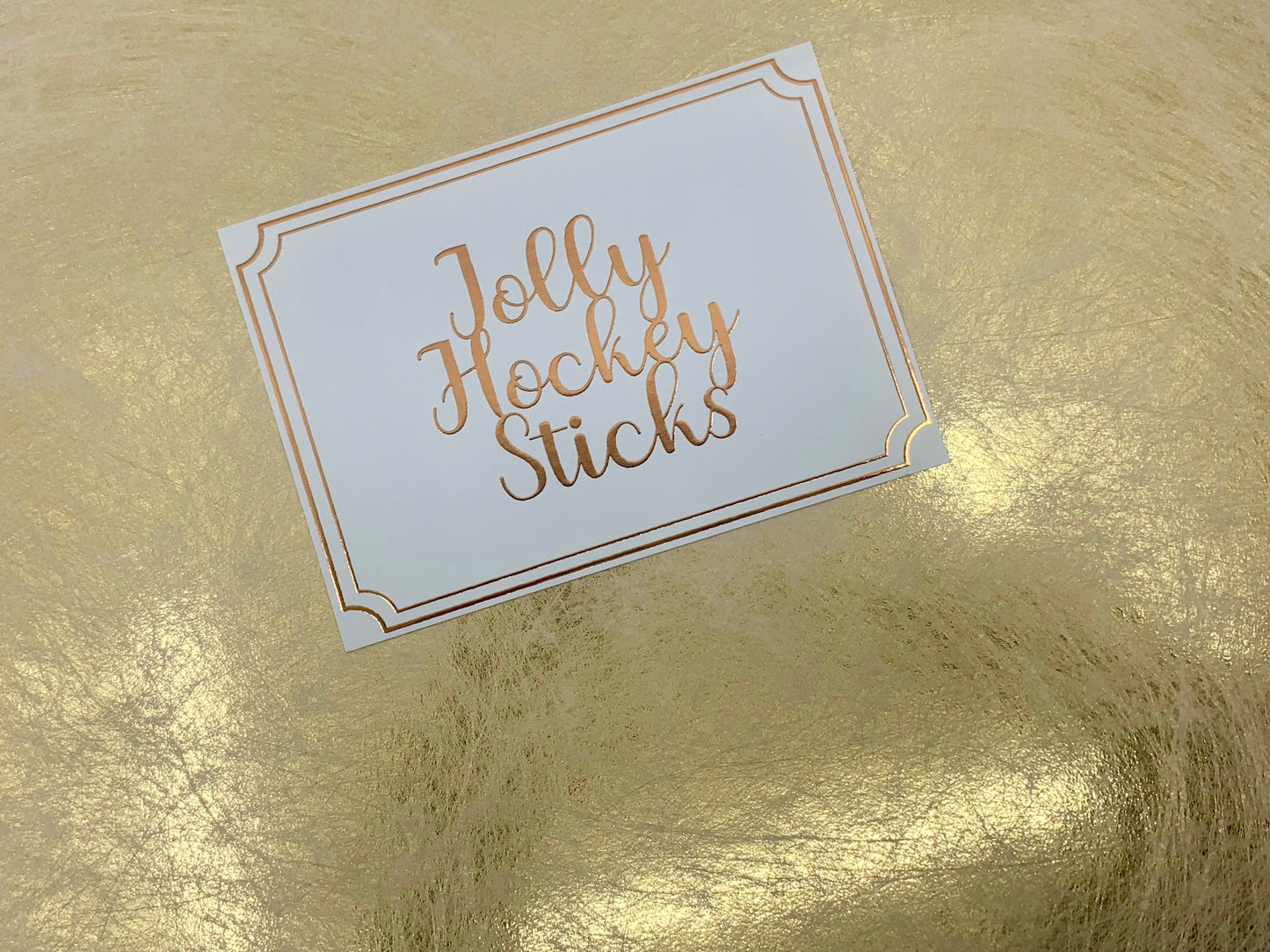 Bronze Foiled Funny Sayings 8 A6 Notecards with Envelopes OMG! LOL and many more!