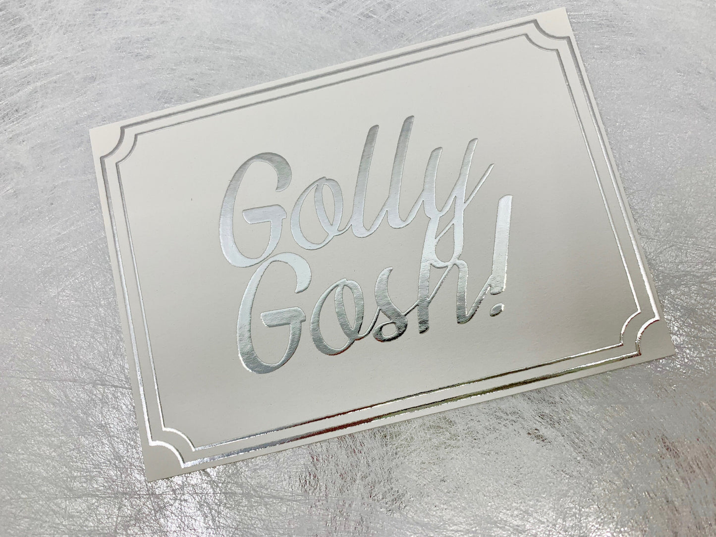 Silver Foiled Postcards 8 A6 Postcards with Envelopes