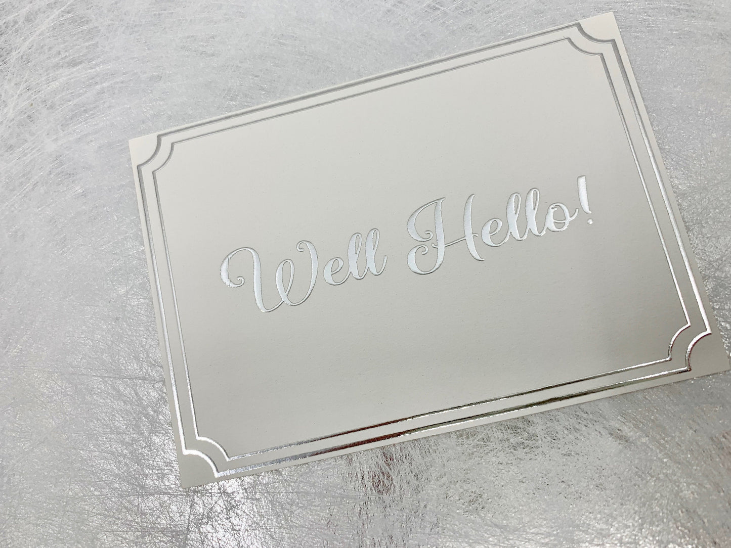 Silver Foiled Postcards 8 A6 Postcards with Envelopes