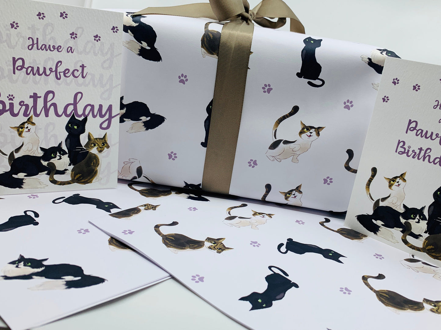 Cute Cats Wrapping Paper ALL CATS