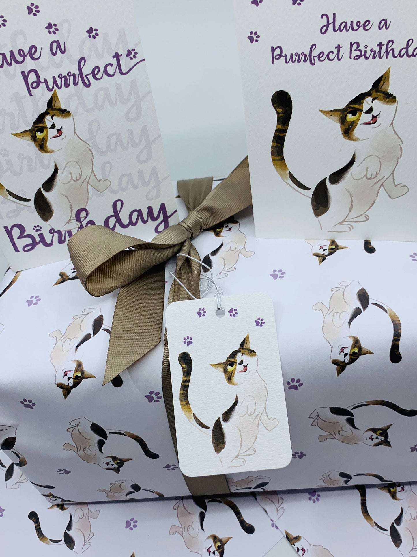 Cute Cats Wrapping Paper FERGUS