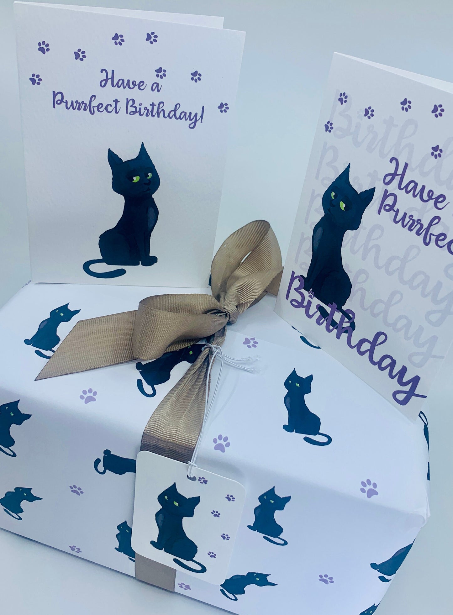 Cute Cat Wrapping Paper POPPY