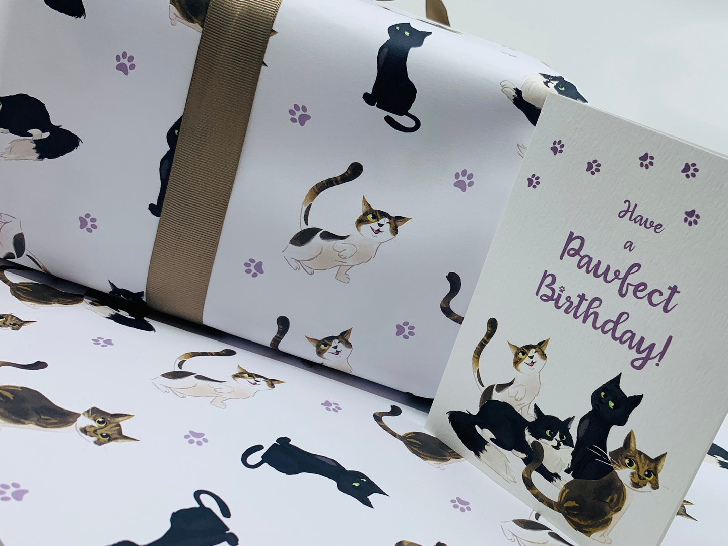 Cute Cats Wrapping Paper ALL CATS