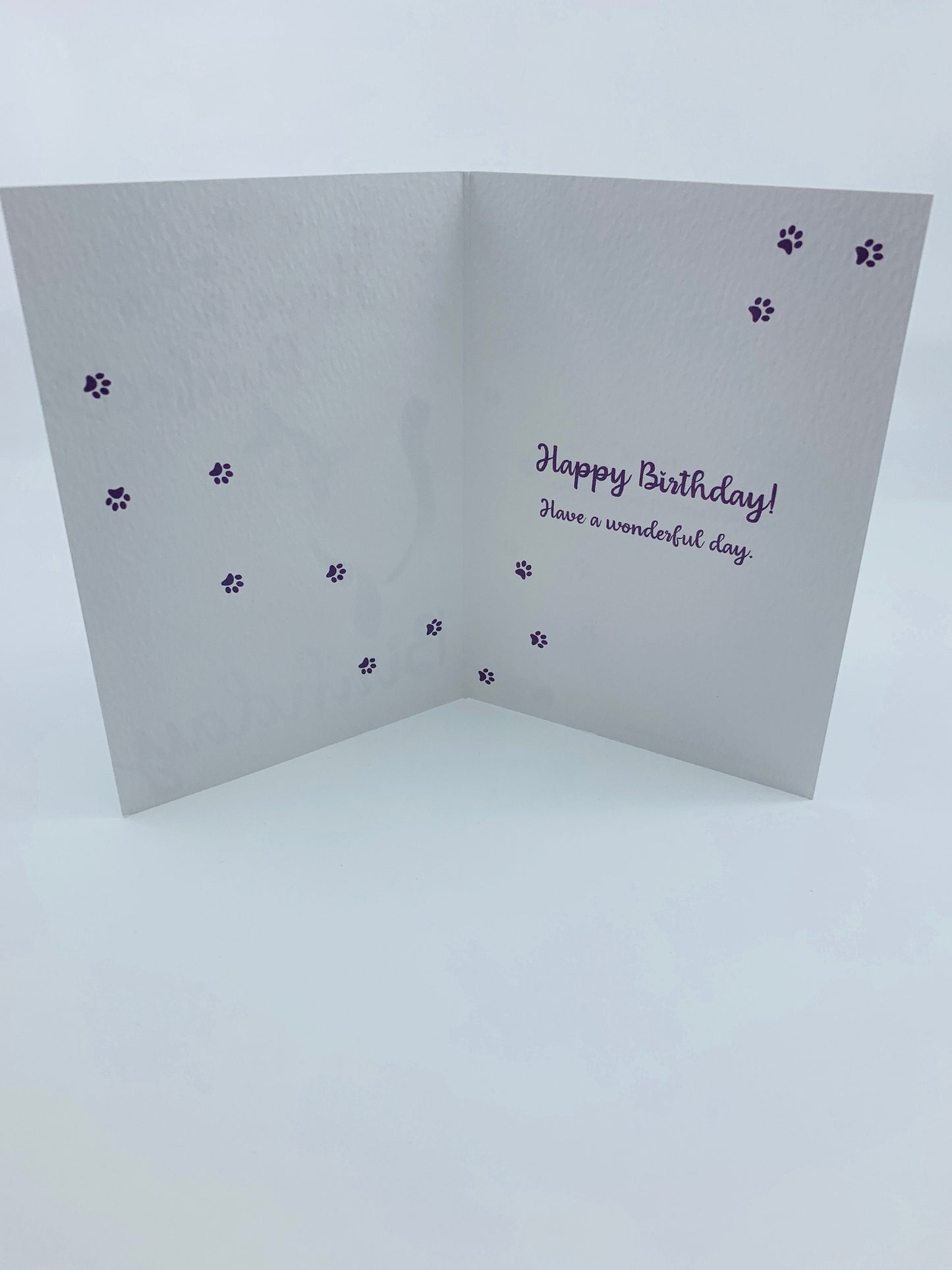Cute Cat A6 Birthday Card HAVE A PURRFECT Birthday - FERGUS