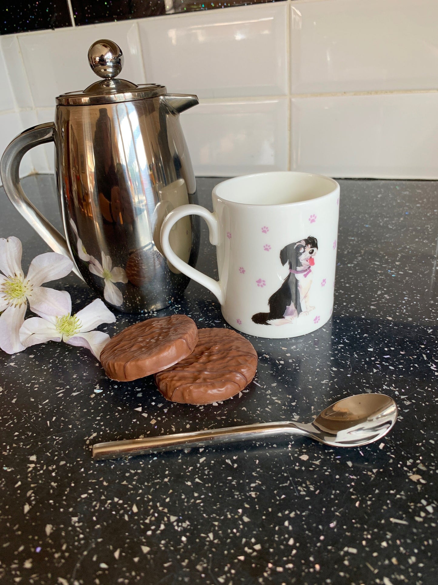 Cute Lucy Dog BRITISH MADE Bone China Mug