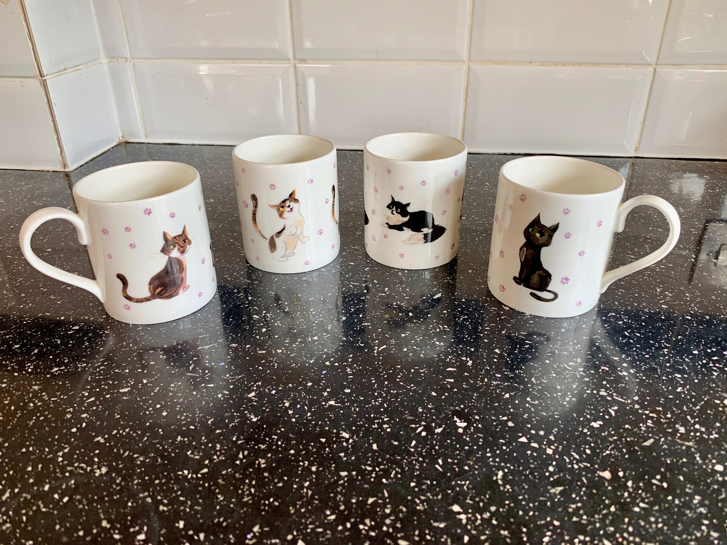 Cute Cat FERGUS All BRITISH Bone China Mug