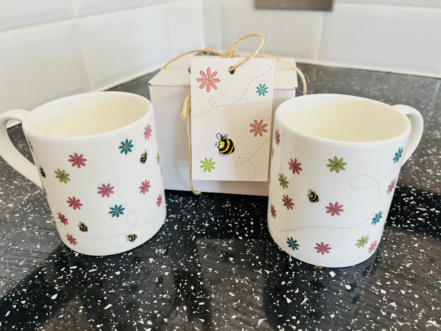 Cute Bumble Bee China Mug