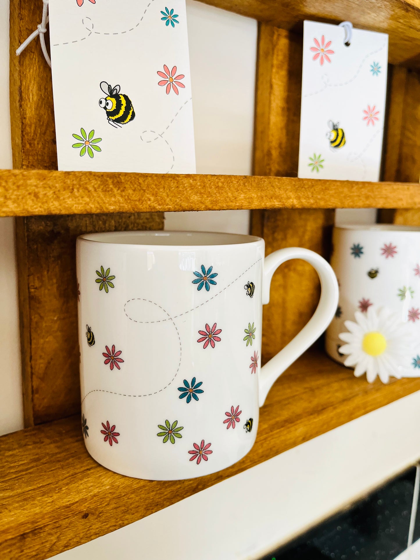 Cute Bumble Bee China Mug