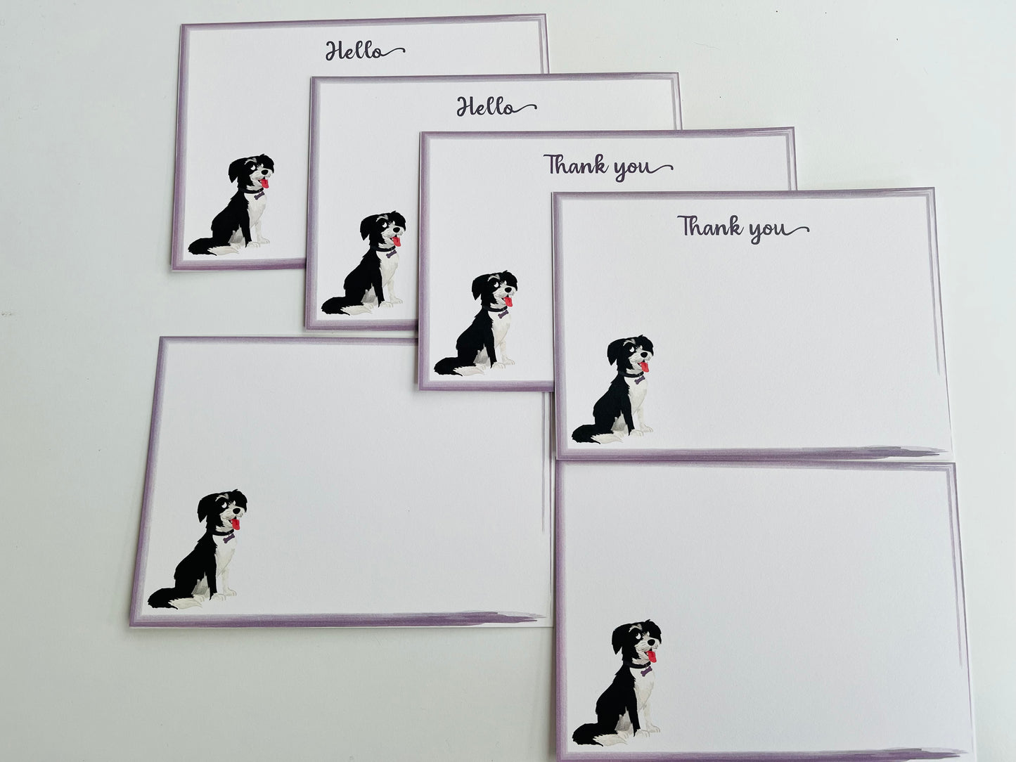 Adorable Dog Lined Notecard Sets