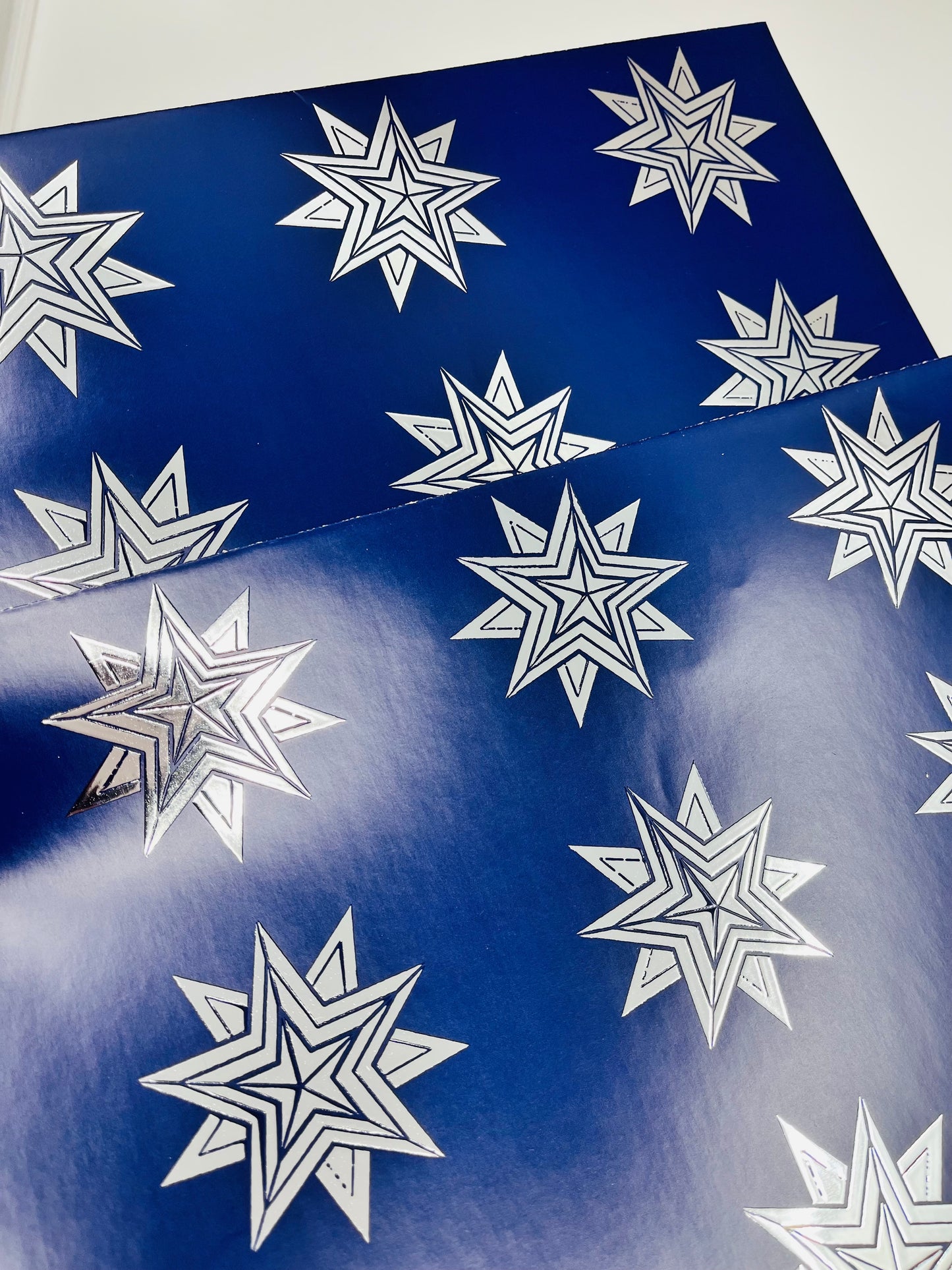 Silver Foil luxury Wrapping Paper
