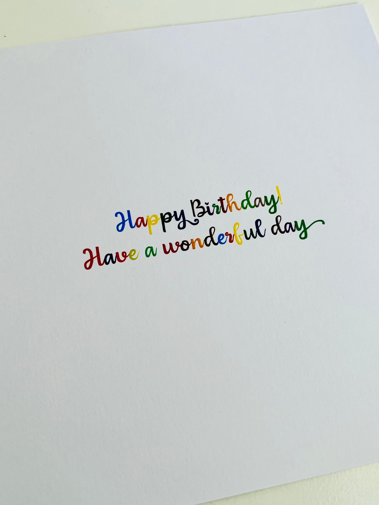 Have a Marvellous Birthday, Birthday Card