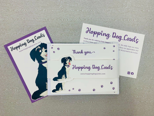 Adorable Dog Paws Notecard Sets