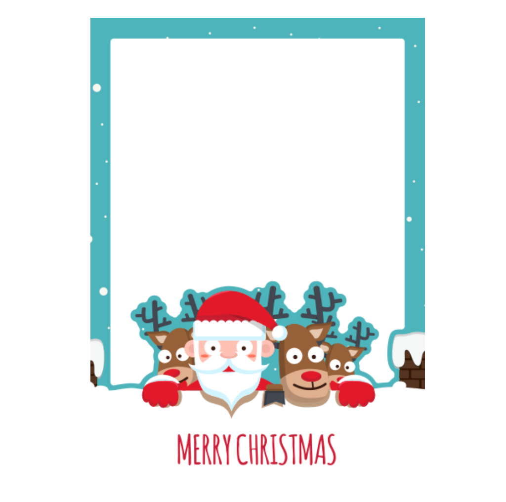 Father Christmas Selfie Frame