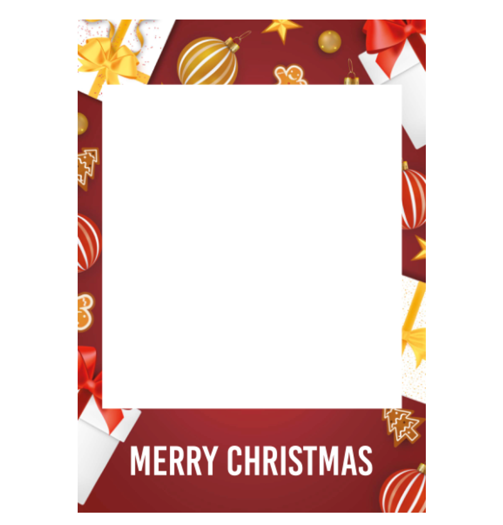 Christmas Bauble Selfie Frame