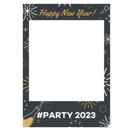 New Year Celebration Selfie Frame