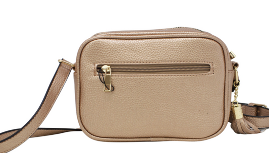 Lucy Crossbody Bag with Tassel ROSE GOLD