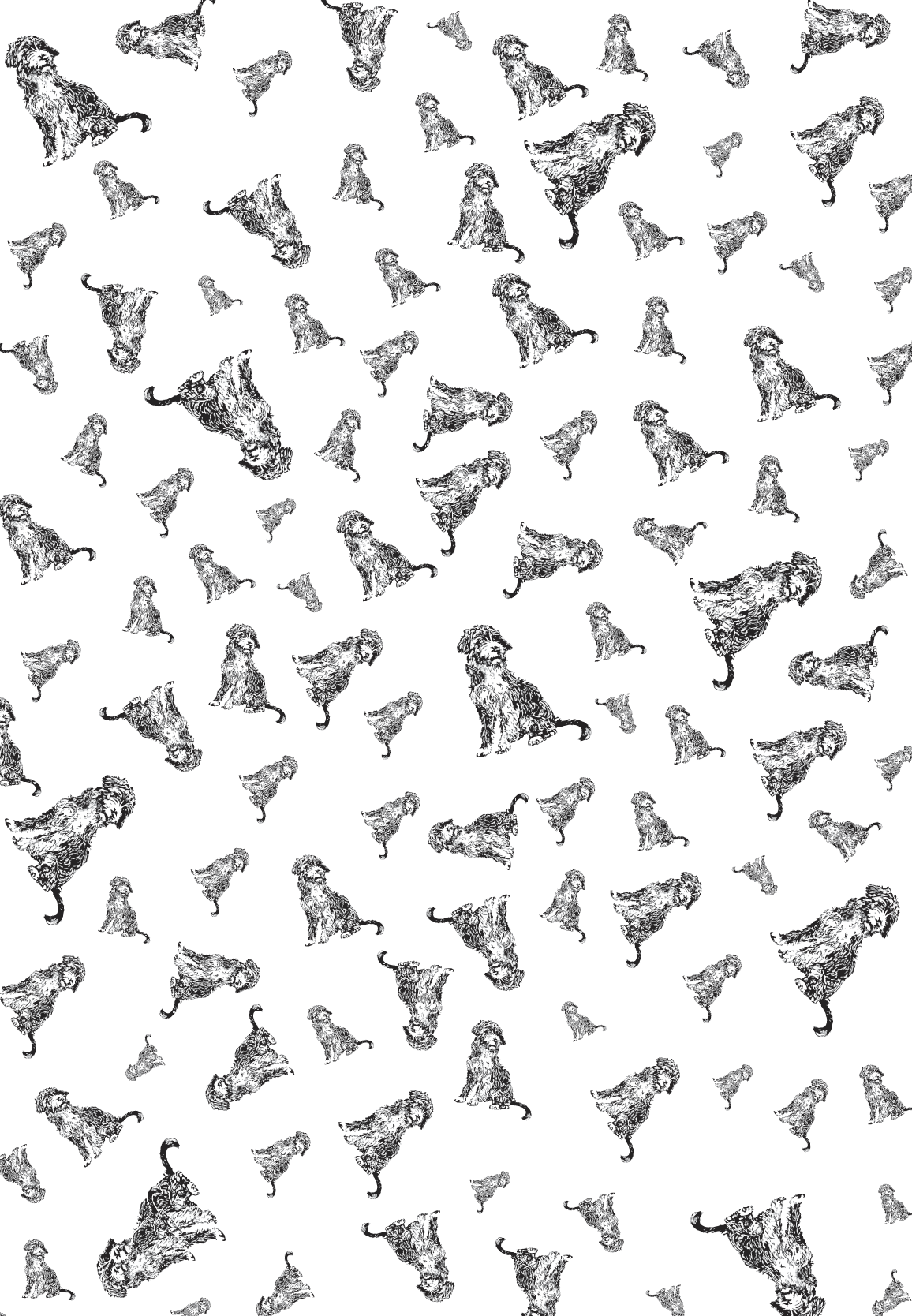 CockerPoo gift wrap and tags