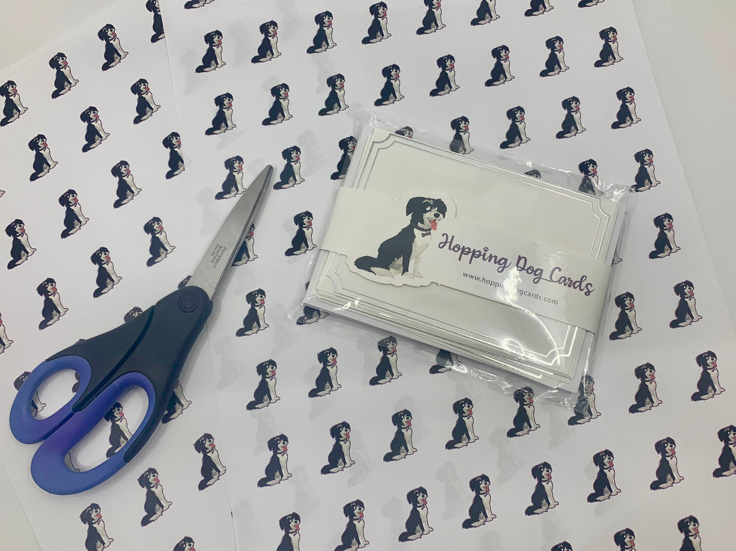 High Quality, Cute Dog Wrapping Paper A3 Size printed in full colour