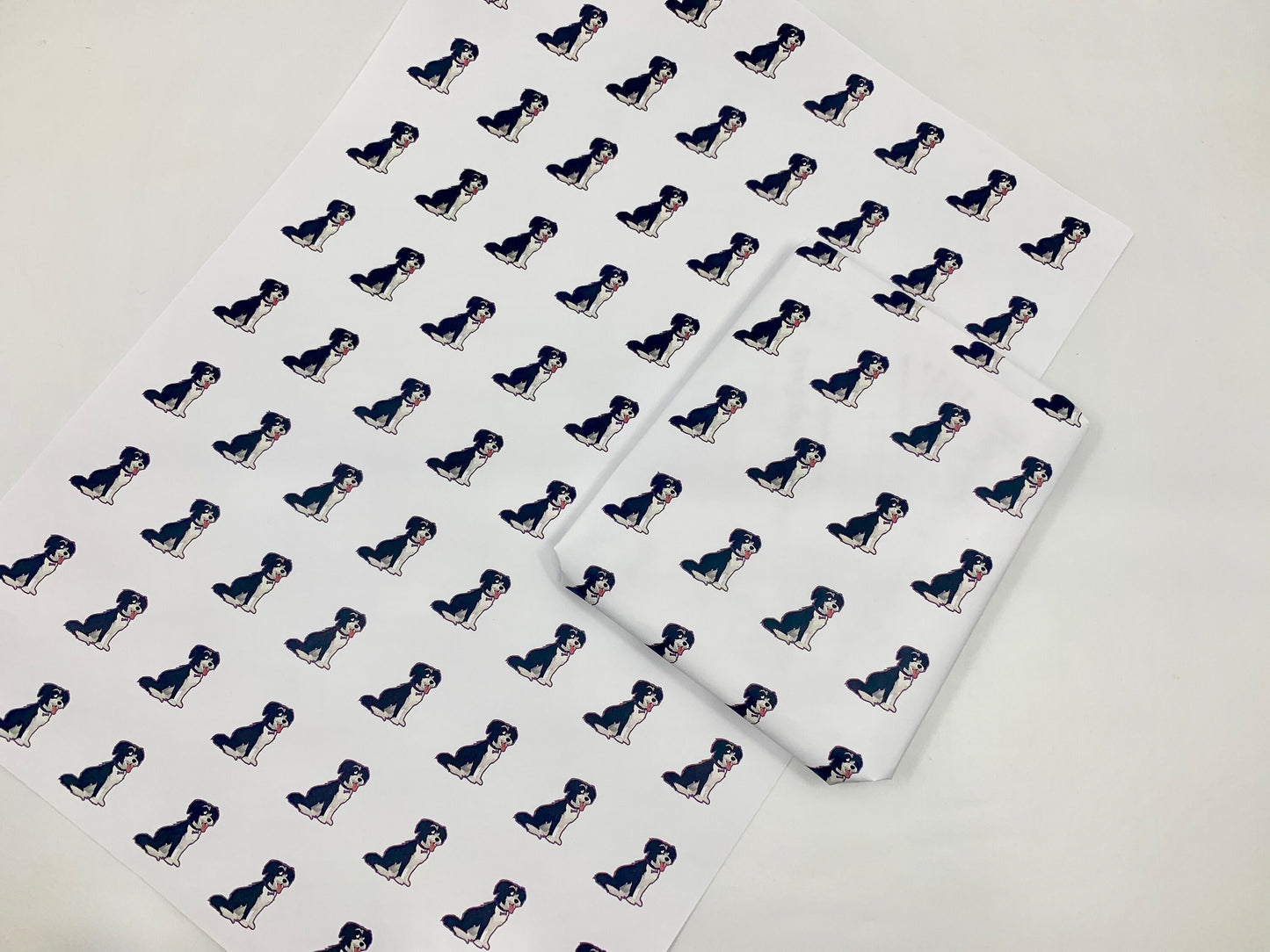 High Quality, Cute Dog Wrapping Paper A3 Size printed in full colour