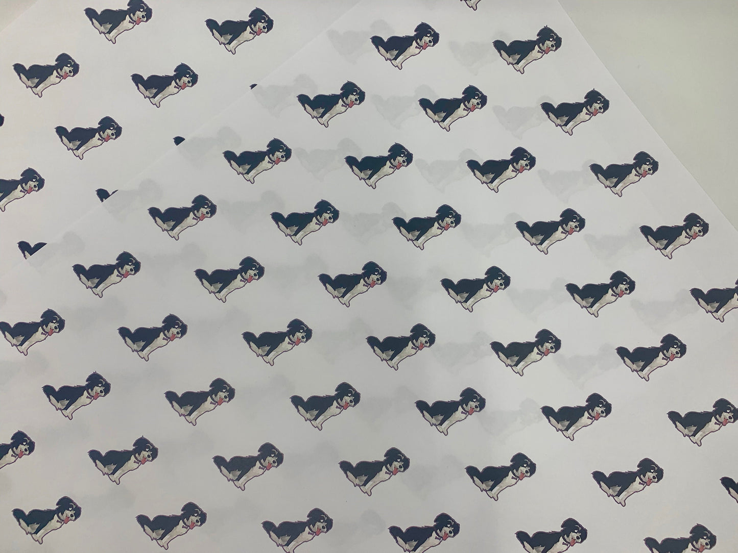 High Quality, Cute Dog Wrapping Paper A3 Size printed in full colour