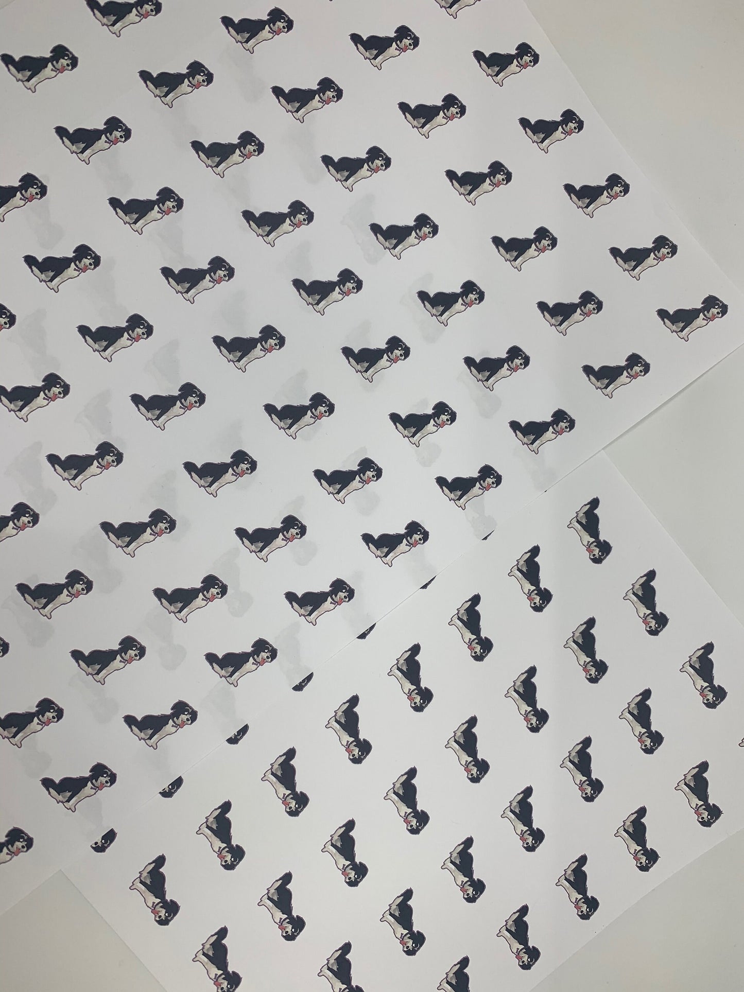 High Quality, Cute Dog Wrapping Paper A3 Size printed in full colour