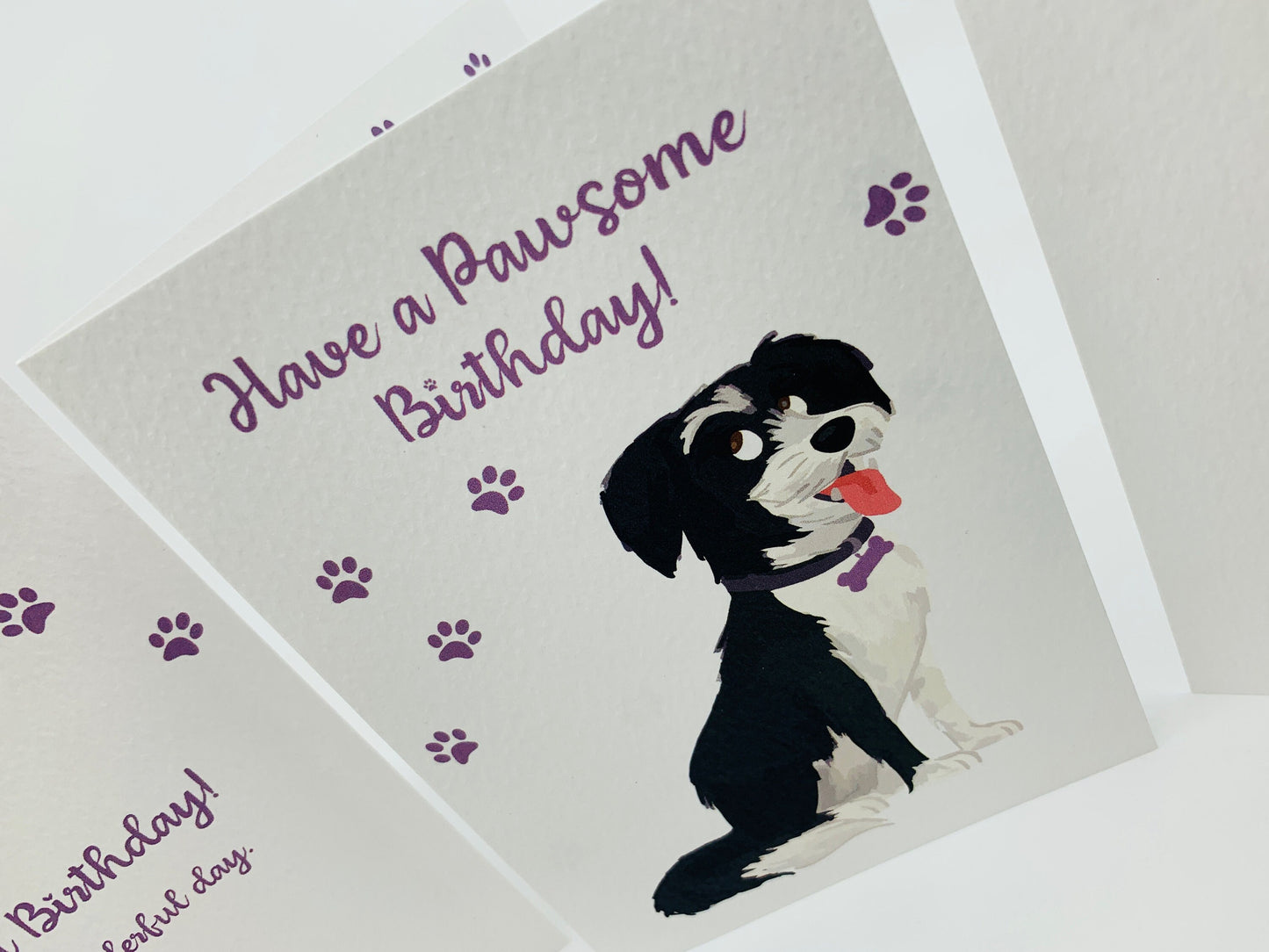 Cute Dog A6 Greetings Card with Envelope, LUCY