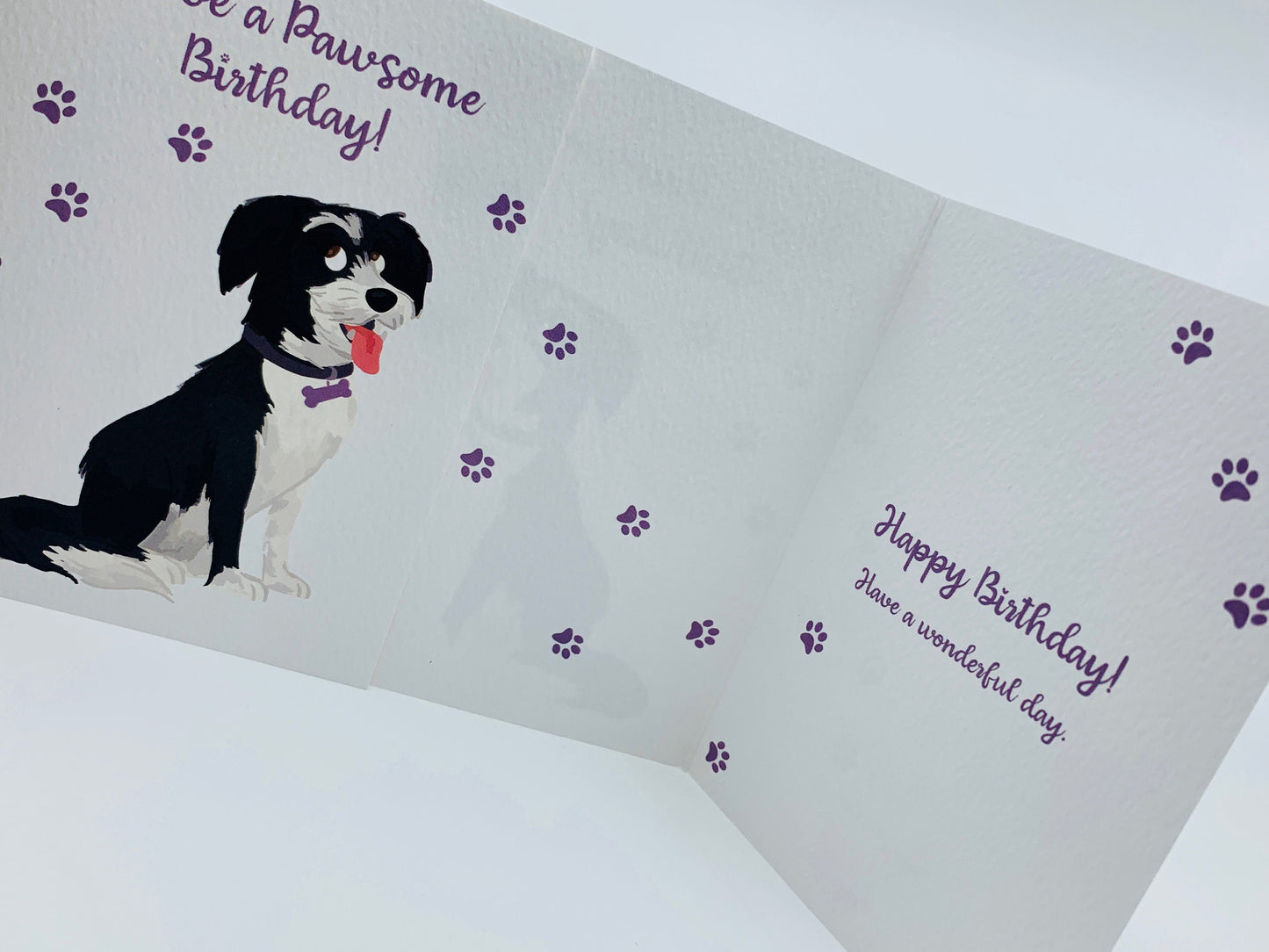 Cute Dog A6 Greetings Card with Envelope, LUCY