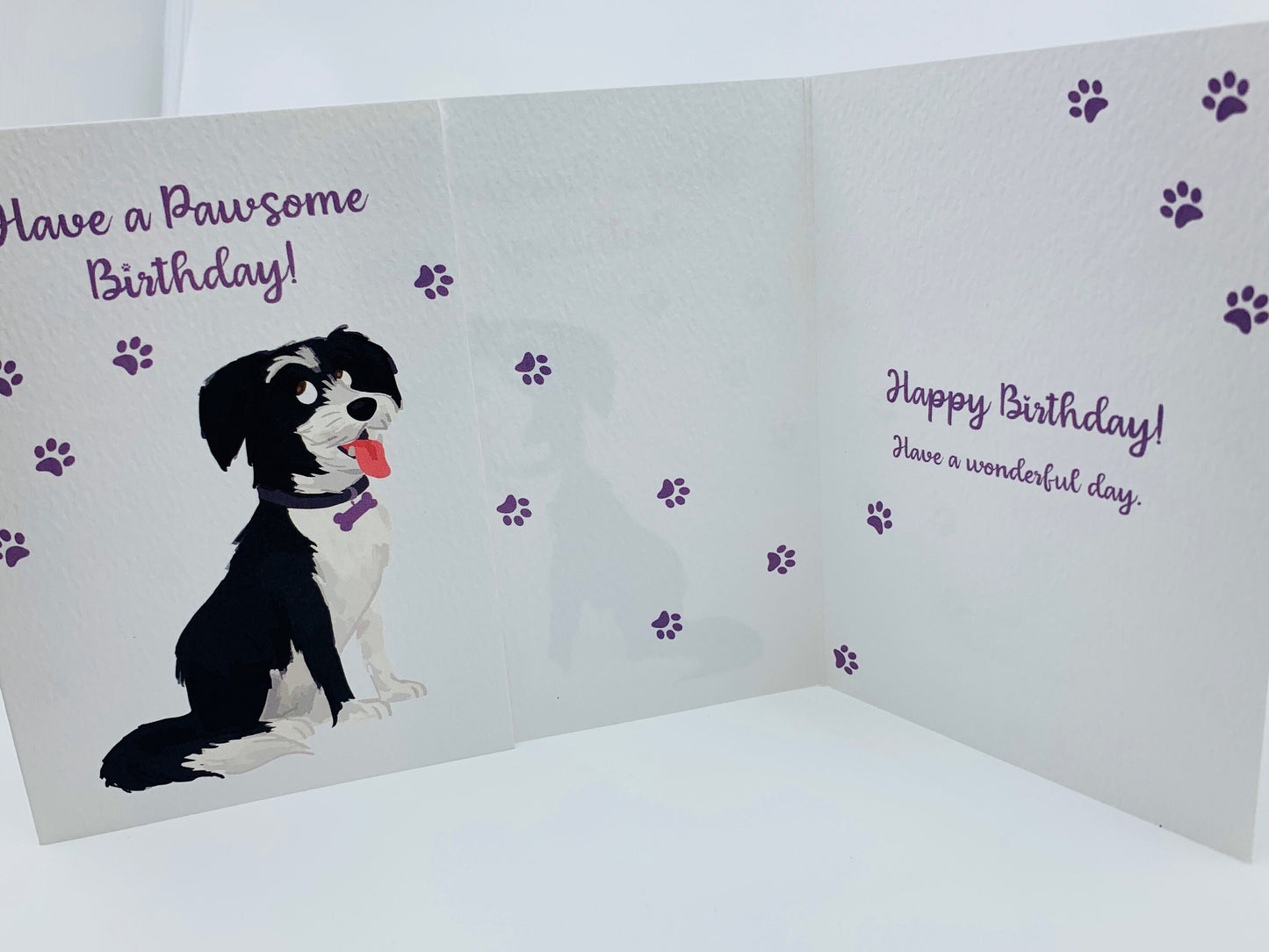 Cute Dog A6 Greetings Card with Envelope, LUCY