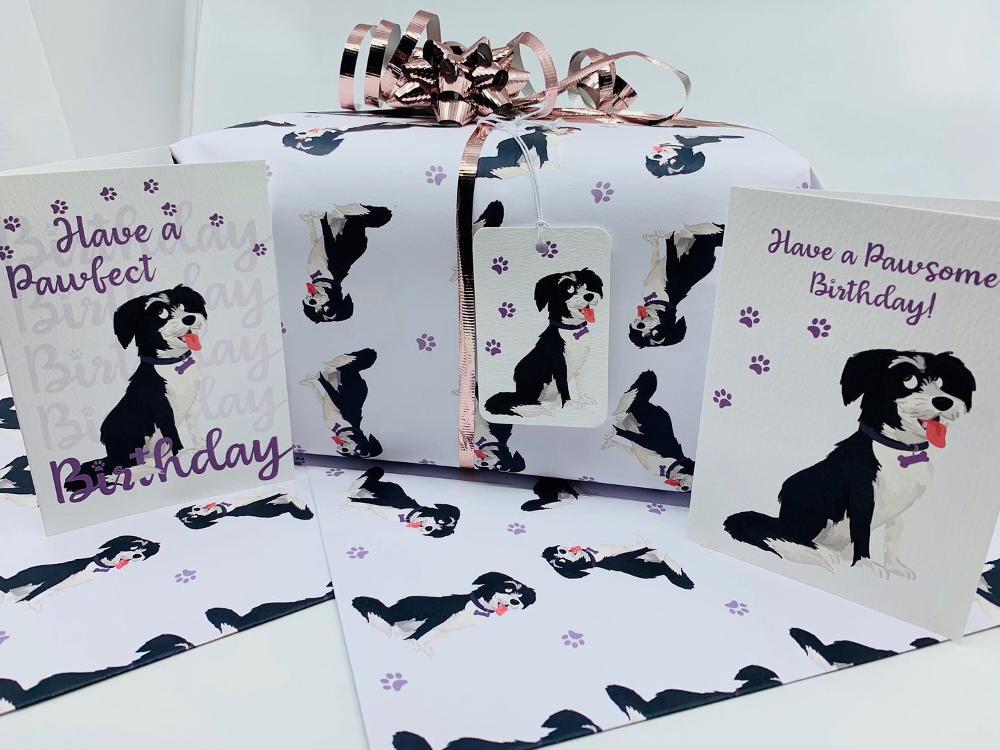 Cute Dog A6 Greetings Card with Envelope, LUCY