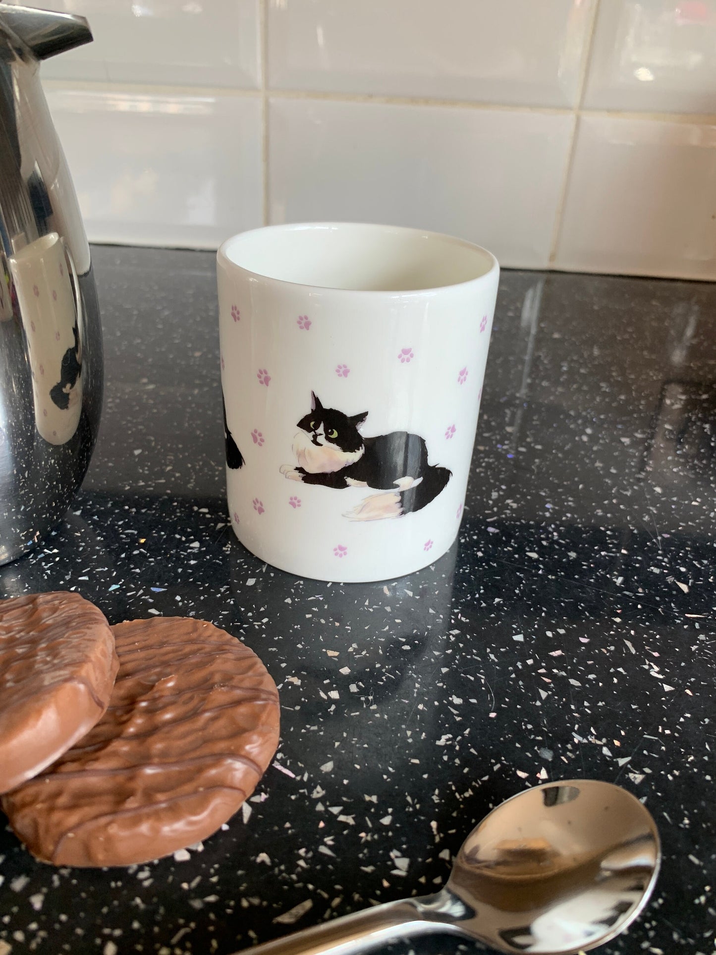 Cute Cat LEO All BRITISH Bone China Mug